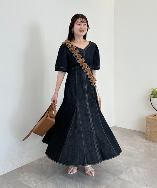 mysty woman（ミスティウーマン）の「【MiO企画】フリルホイップスマホショルダー 131433（スマホグッズ・レディース・ブラック/ブラウン/グレー/ピンク/アイボリー・FREE）」の8枚目の写真