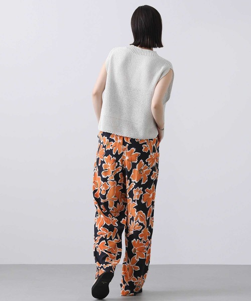 CLOCHE（クロシェ）の「和紙混ホールＧフレンチニット（ニット/セーター・レディース・ブルー/グレイッシュベージュ・FREE）」の17枚目の写真