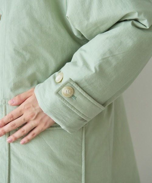 bulle de savon（ビュルデサボン）の「evodown ダッフルコート