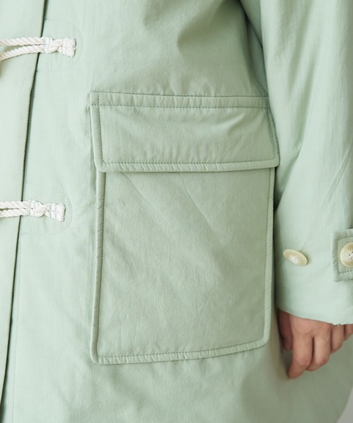 bulle de savon（ビュルデサボン）の「evodown ダッフルコート