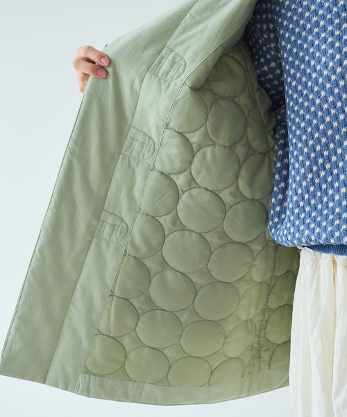 bulle de savon（ビュルデサボン）の「evodown ダッフルコート