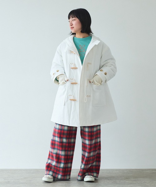 bulle de savon（ビュルデサボン）の「evodown ダッフルコート