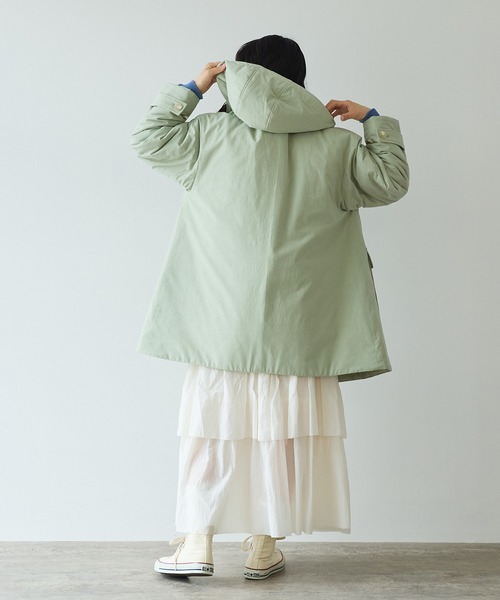 bulle de savon（ビュルデサボン）の「evodown ダッフルコート