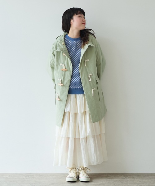 bulle de savon（ビュルデサボン）の「evodown ダッフルコート