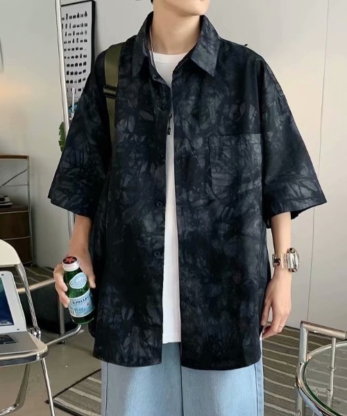 【れんこんれんこん】AURALEE 半袖シャツ れんこんれんこん様専用】AURALEE 半袖シャツ セール】タイダイ