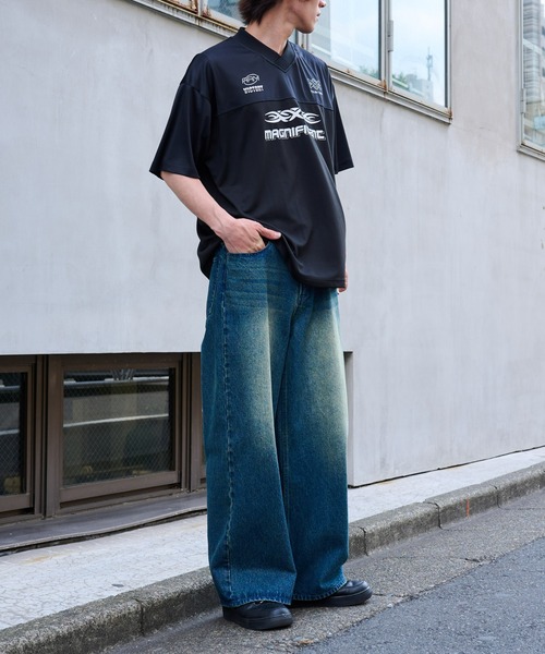 COLONY 2139（コロニートゥーワンスリーナイン）の「ゲームシャツ半袖T（Tシャツ/カットソー・メンズ・ホワイト/ブラック・MEDIUM/LARGE）」の17枚目の写真