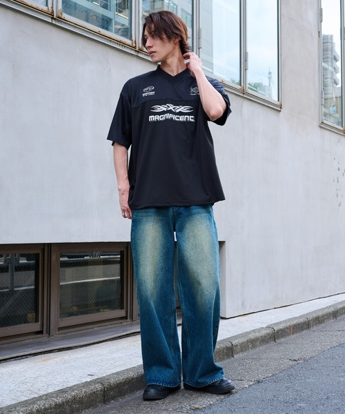 COLONY 2139（コロニートゥーワンスリーナイン）の「ゲームシャツ半袖T（Tシャツ/カットソー・メンズ・ホワイト/ブラック・MEDIUM/LARGE）」の20枚目の写真