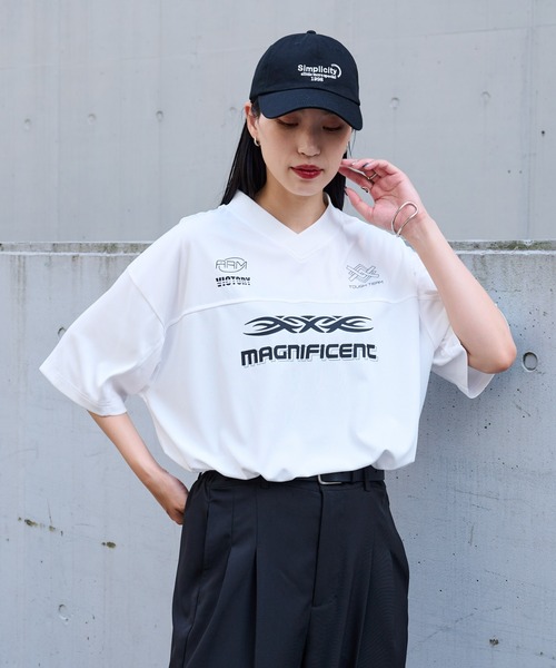 COLONY 2139（コロニートゥーワンスリーナイン）の「ゲームシャツ半袖T（Tシャツ/カットソー・メンズ・ホワイト/ブラック・MEDIUM/LARGE）」の5枚目の写真