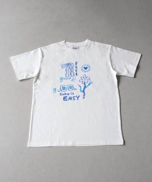 UNIT CHEST(ユニットチェスト)の「【UNIT CHEST】unique unisex T-shirt crayon illustration by ayaka(Tシャツ/カットソー・メンズ・ホワイト系その他/ホワイト・L/M/S)」の14枚目の写真