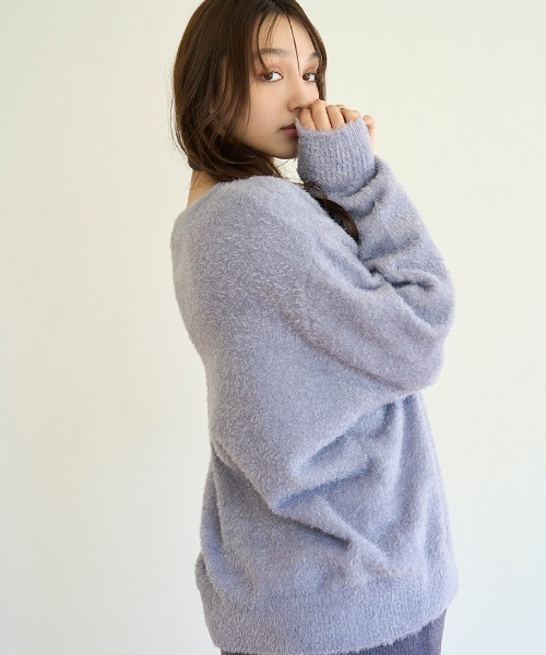 SNIDEL シャギーロングパンツ&プルオーバー【上下セット】 ⭐︎上下