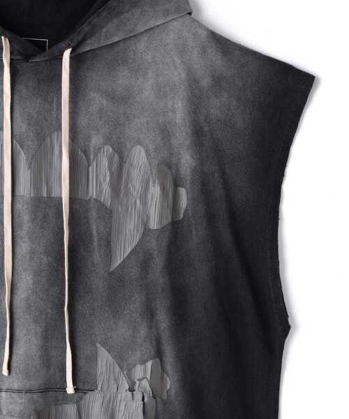 DANKE SCHON（ダンケシェーン）の「DankeSchon/ダンケシェーン/SPRAYINGPIGMENT NSHD FANS（タンクトップ・レディース・ブラック/グレー・L/M）」の10枚目の写真