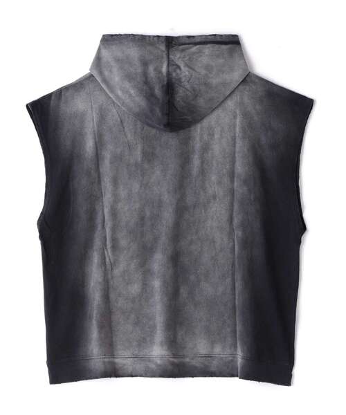 DANKE SCHON（ダンケシェーン）の「DankeSchon/ダンケシェーン/SPRAYINGPIGMENT NSHD FANS（タンクトップ・レディース・ブラック/グレー・L/M）」の6枚目の写真