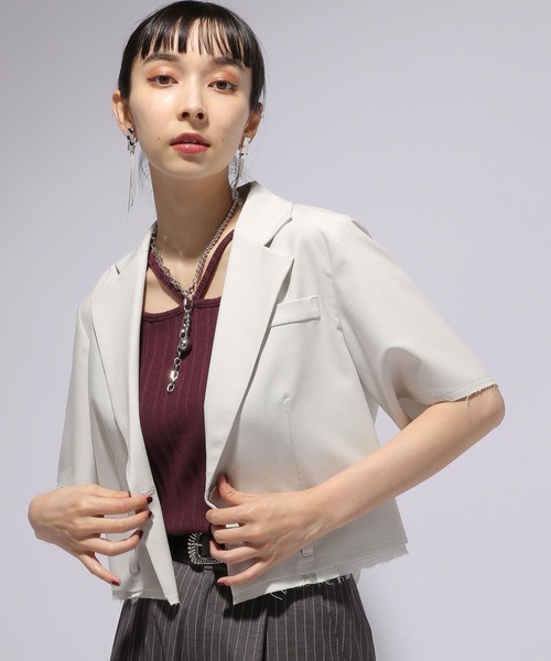 HARE　カットオフミドルジャケット HARE（ハレ）の「【SET UP対応】カットオフジャケット(HARE