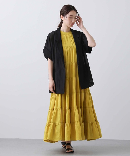 Gready Brilliant インド綿前後２ｗａｙワンピース　ブラック　黒 Gready Brilliant（グレディブリリアン）の「インド綿前後