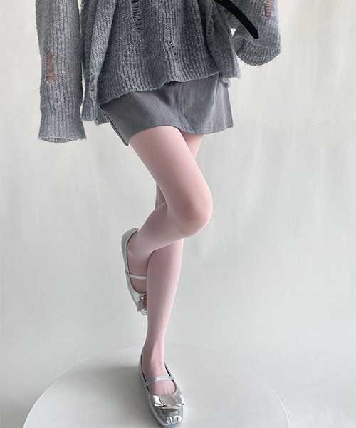 c.u.l(シーユーエル)の「シアーカラータイツ cula908(タイツ/ストッキング・レディース・ブラック/アイボリー/ライトベージュ/ライトピンク/ブルー/グレー/ライトブラウン/ターコイズブルー/ネイビー/パープル/イエロー/グリーン/ピンク/レッド/ホワイト/ワインレッド・FREE)」の15枚目の写真