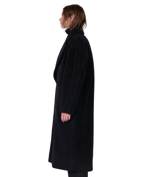 GalaabenD（ガラアーベント）の「ダブルブレスト ボアチェスターコート（その他アウター・メンズ・キャメル/ブラック・44/46）」の5枚目の写真