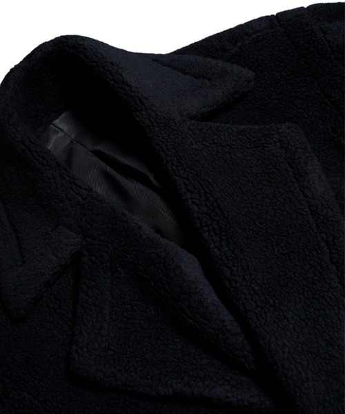 GalaabenD（ガラアーベント）の「ダブルブレスト ボアチェスターコート（その他アウター・メンズ・キャメル/ブラック・44/46）」の8枚目の写真