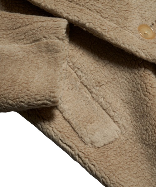 GalaabenD（ガラアーベント）の「ダブルブレスト ボアチェスターコート（その他アウター・メンズ・キャメル/ブラック・44/46）」の17枚目の写真