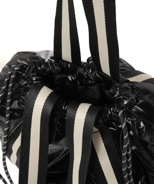 GLOBAL WORK（グローバルワーク）の「ラインテープ巾着トート/128845