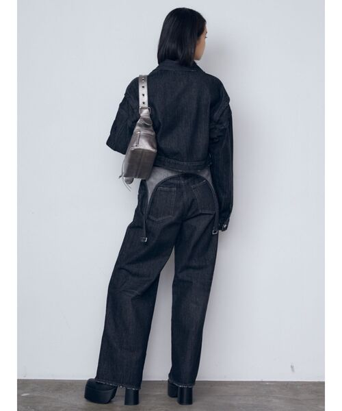 EMODA(エモダ)の「ワイドショルダースクエアバッグ(ハンドバッグ・レディース・ブラック/シルバー/キャメル・FREE)」の7枚目の写真