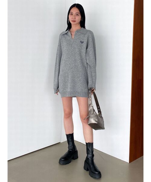 EMODA(エモダ)の「ワイドショルダースクエアバッグ(ハンドバッグ・レディース・ブラック/シルバー/キャメル・FREE)」の19枚目の写真