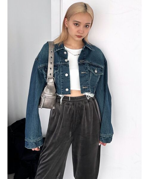 EMODA(エモダ)の「ワイドショルダースクエアバッグ(ハンドバッグ・レディース・ブラック/シルバー/キャメル・FREE)」の20枚目の写真