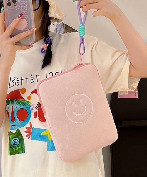 TONE SELECT GOODS(トーンセレクトグッズ)の「Liaa/スマイル  PC タブレットケース 11インチ/13インチ A18385(PC・タブレットケース・レディース・ピンク系その他2/ホワイト系その他2/ブラック系その他/ブラック系その他2/ピンク系その他/ホワイト系その他・B/A)」の12枚目の写真