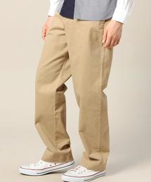 BEAUTY&YOUTH UNITED ARROWS | BY ピーチ ツイル ノープリーツ ワイドパンツ(チノパンツ)