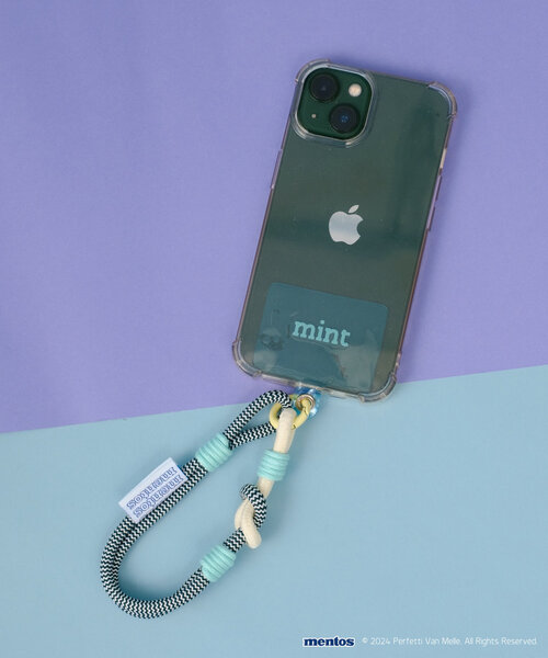 BIRTHDAY BAR（バースデイバー）の「【mentos　メントス】パラコードモバイルストラップ　ショート（スマホグッズ・レディース・パープル/ブルー・0）」の2枚目の写真