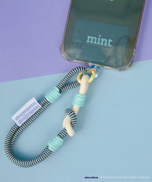 BIRTHDAY BAR（バースデイバー）の「【mentos　メントス】パラコードモバイルストラップ　ショート（スマホグッズ・レディース・パープル/ブルー・0）」の3枚目の写真