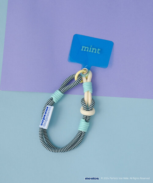 BIRTHDAY BAR（バースデイバー）の「【mentos　メントス】パラコードモバイルストラップ　ショート（スマホグッズ・レディース・パープル/ブルー・0）」の4枚目の写真