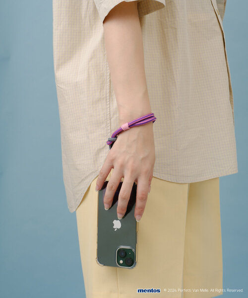 BIRTHDAY BAR（バースデイバー）の「【mentos　メントス】パラコードモバイルストラップ　ショート（スマホグッズ・レディース・パープル/ブルー・0）」の12枚目の写真