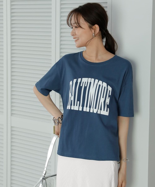 Made in JAPAN】ロゴプリントTシャツ／BALTIMORE（Tシャツ