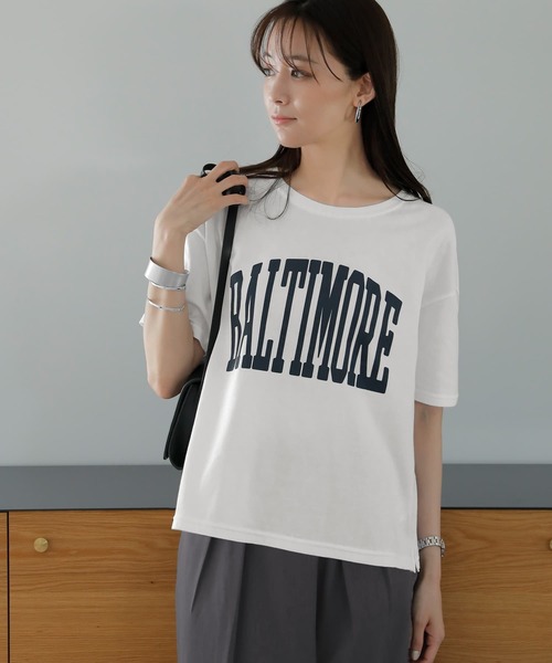【Made in JAPAN】ロゴプリントTシャツ／BALTIMORE（Tシャツ/カットソー）｜STYLE DELI（スタイルデリ）
