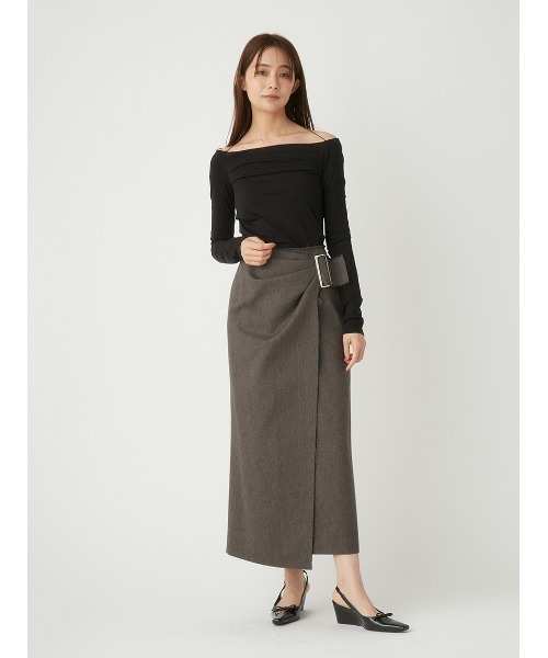 FRAY I.D(フレイアイディー)の「2wayドレープカットプルオーバー(Tシャツ/カットソー・レディース・その他/ブラック/ホワイト・FREE)」の14枚目の写真