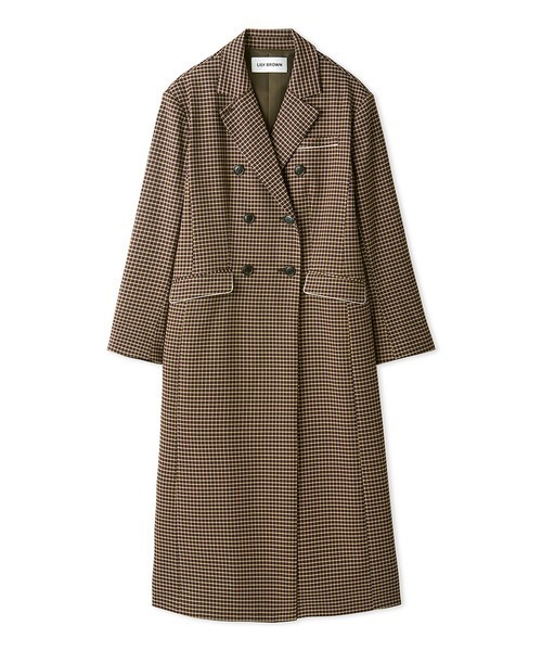 LILY BROWN（リリーブラウン）の「ダブルブレストロングコート