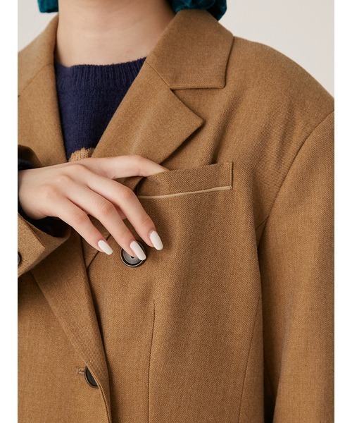 LILY BROWN（リリーブラウン）の「ダブルブレストロングコート