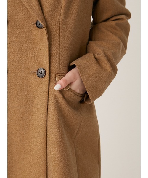 LILY BROWN（リリーブラウン）の「ダブルブレストロングコート