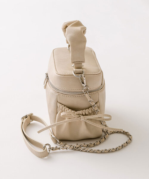 OLIVE des OLIVE（オリーブデオリーブ）の「ドロストバニティバッグ（ショルダーバッグ・レディース・ピンク/ブラック/アイボリー・FREE）」の17枚目の写真