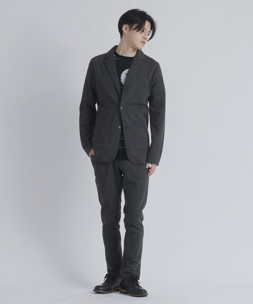EVOLUTION(エボリューション)の「【EVOLUTION】オンとオフに着こなせるカジュアルジャケット【セットアップ対応】(テーラードジャケット・メンズ・ネイビー/グレー/チャコールグレー/ブラック・X-LARGE/XX-LARGE/LARGE/XXX-LARGE/MEDIUM)」の22枚目の写真