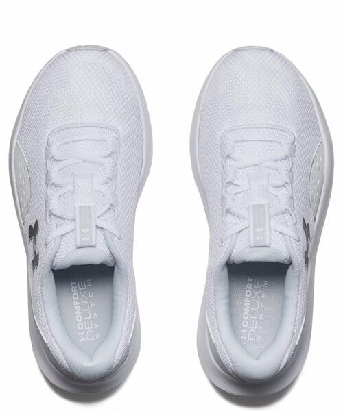 UNDER ARMOUR(アンダーアーマー)の「UAチャージド サージ4 ワイド(ランニング/レディース)(スニーカー・レディース・グレー系その他・26.0cm/24.5cm/24.0cm/23.0cm/25.0cm/23.5cm/25.5cm/22.5cm)」の3枚目の写真