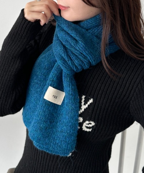 セール】メランジニットショートマフラー（マフラー）｜CLEA（クレア