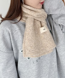 CLEA | メランジニットショートマフラー(マフラー)