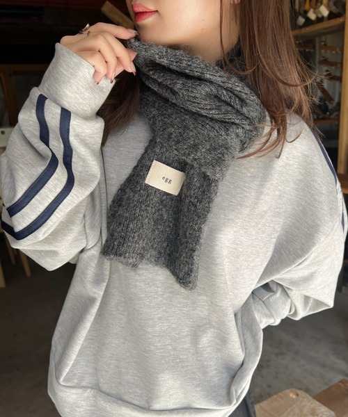 セール】メランジニットショートマフラー（マフラー）｜CLEA（クレア
