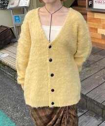 【UNISEX】シャギーニットカーディガン