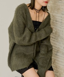 WHIMSIC | 【UNISEX】シャギーニットカーディガン(カーディガン/ボレロ)