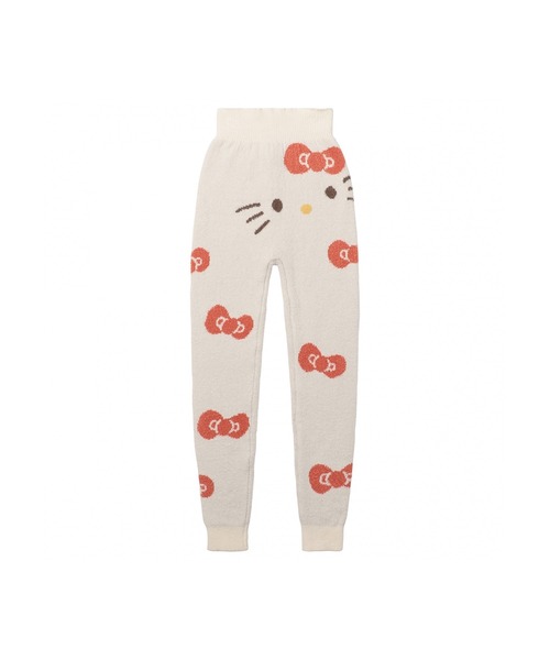 【ふんわり、あったかい。ふわふわで柔らかい糸を使用】スロギーG063 ハローキティ 9分丈ニットパンツ sloggi G063 KPT(9)(その他アンダーウェア/インナー)|Sloggi(スロギー)