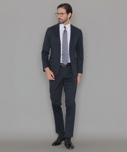 MACKINTOSH LONDON（マッキントッシュ ロンドン）の「【L】【WEB・一部店舗限定】【FLEX JERSEY】メランジグレンチェックセットアップジャケット（テーラードジャケット・メンズ・ネイビー/グレー系その他2・40/38/42）」の5枚目の写真