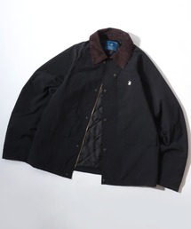 BEVERLY HILLS POLO CLUB/ビバリーヒルズポロクラブ Hunting Jacket/オーバーサイズ 襟コーデュロイ ショート丈 ハンティングジャケット/ブルゾン/レディース メンズ