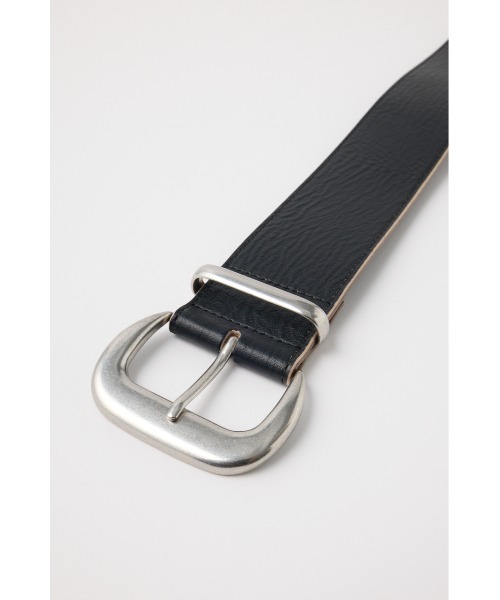 MOUSSY（マウジー）の「SPLIT LEATHER WIDE ベルト（ベルト・レディース・ブラウン/ブラック・FREE）」の6枚目の写真